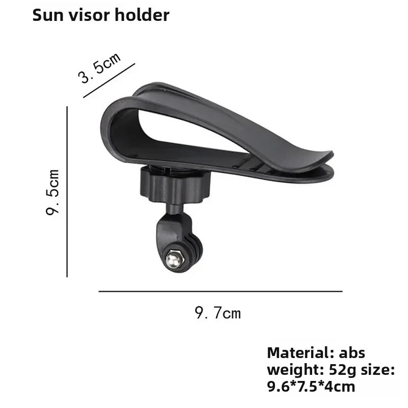 Car Sun Visor Camera Mount – Clip Holder for GoPro, DJI, Insta360