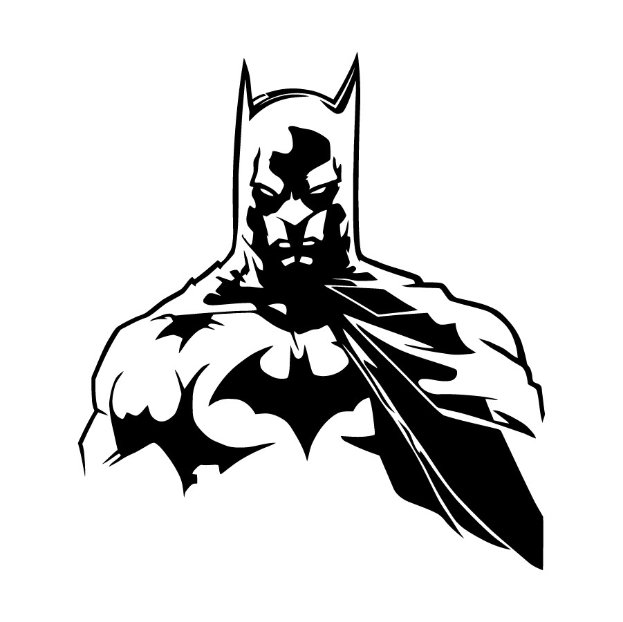 Batman Die Cut Vinyl Decal Multiple Colors Made in USA