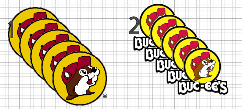 BUC EES 5 PC Hq Weatherproof Sticker Set