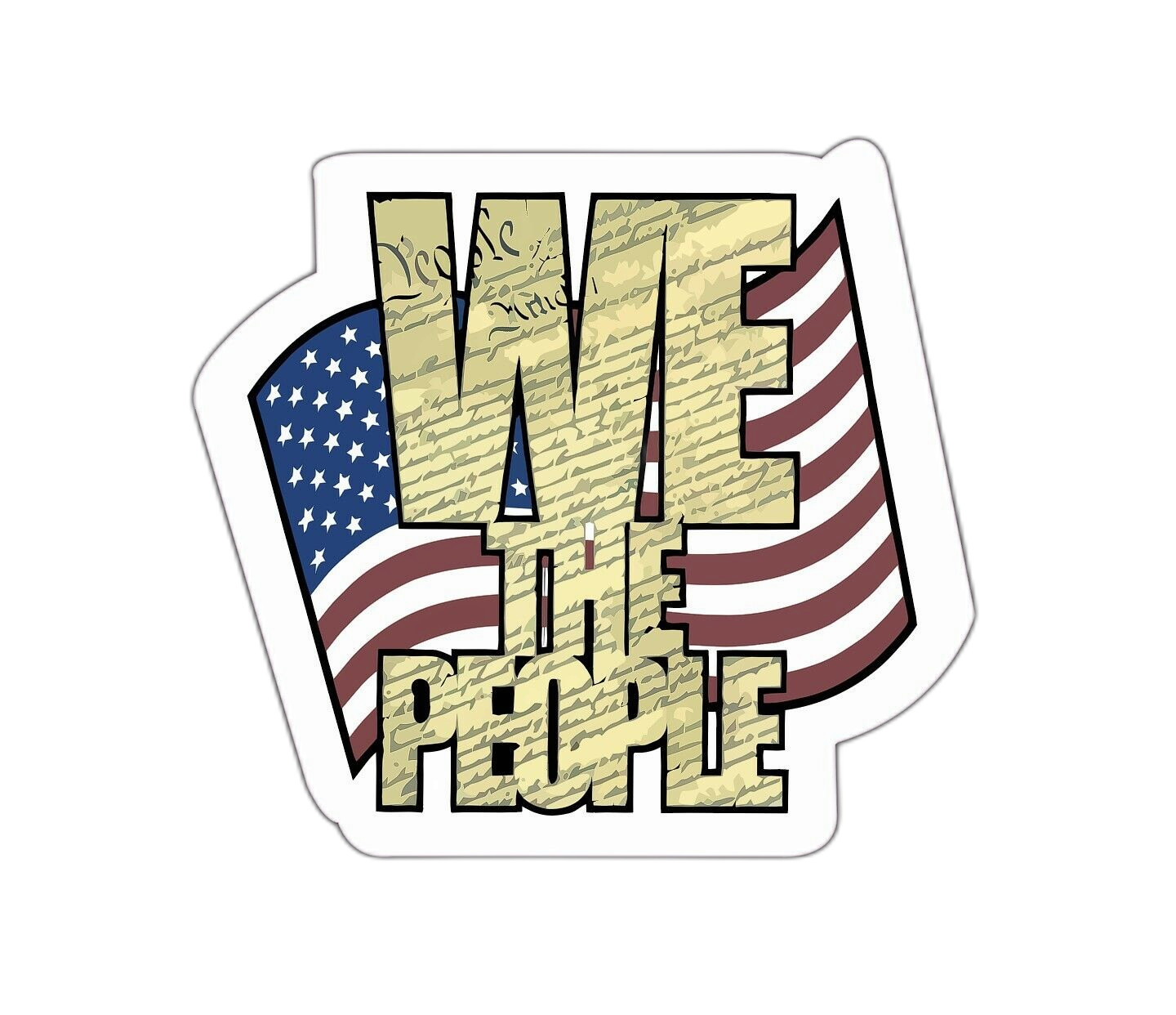 We The People Sticker Decal
