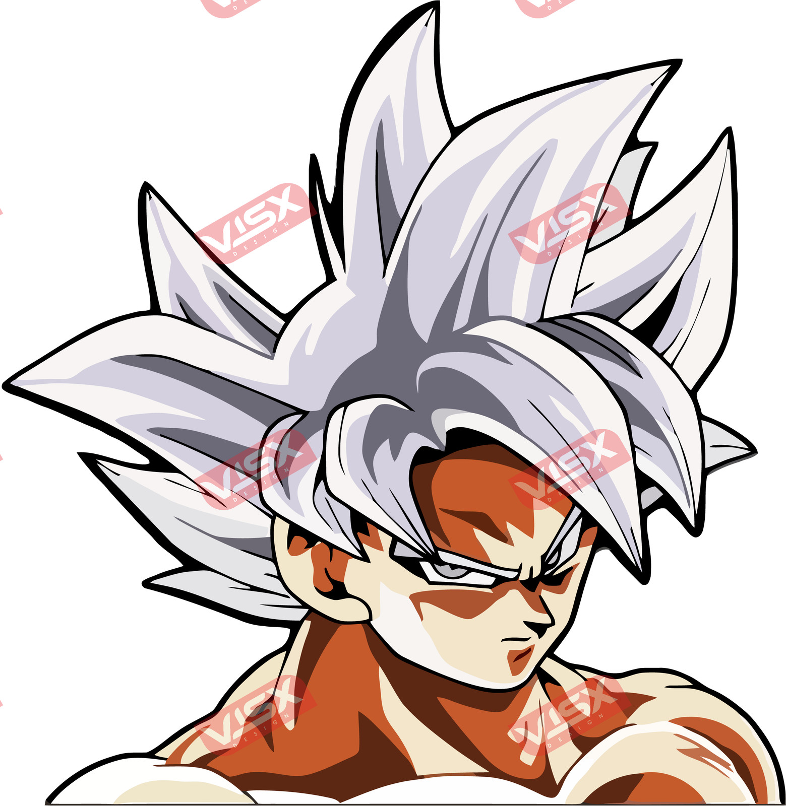 Goku DBZ dragon anime peekers car sticker decal bumper vinyl truck