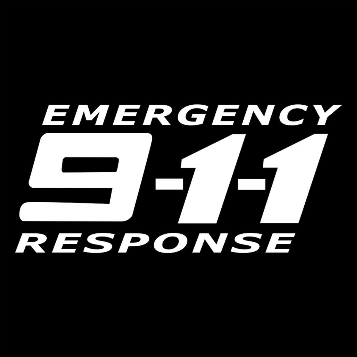1pcs 911 Emergency Phone Stickers Car Auto Bumper Motorcycle Truck Vinyl Decal