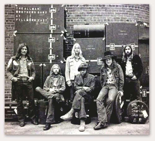 THE ALLMAN BROTHERS BAND *NEW* Glossy Rectangle Sticker Measures 5.25" x 4.73"