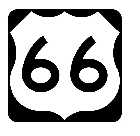US Route 66 Sticker R1926 Highway Sign Road Sign