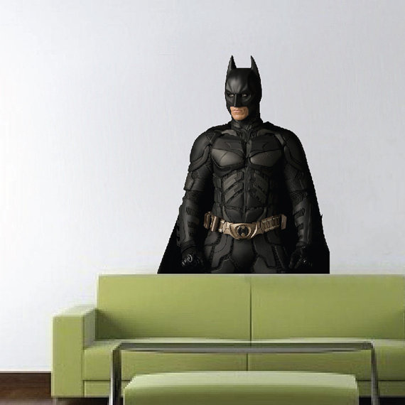 Batman Kids Bedroom Wall Decal Batman Wall Designs Wall Art Wallpaper Decor b27