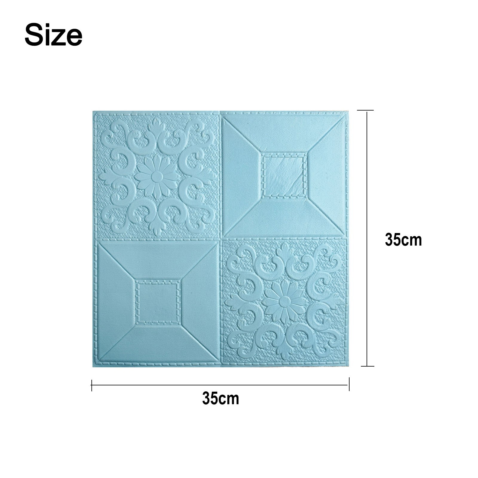 Wall Sticker Tile Sticker XPE Foam 10PCS 350*350mm Interesting Kitchen