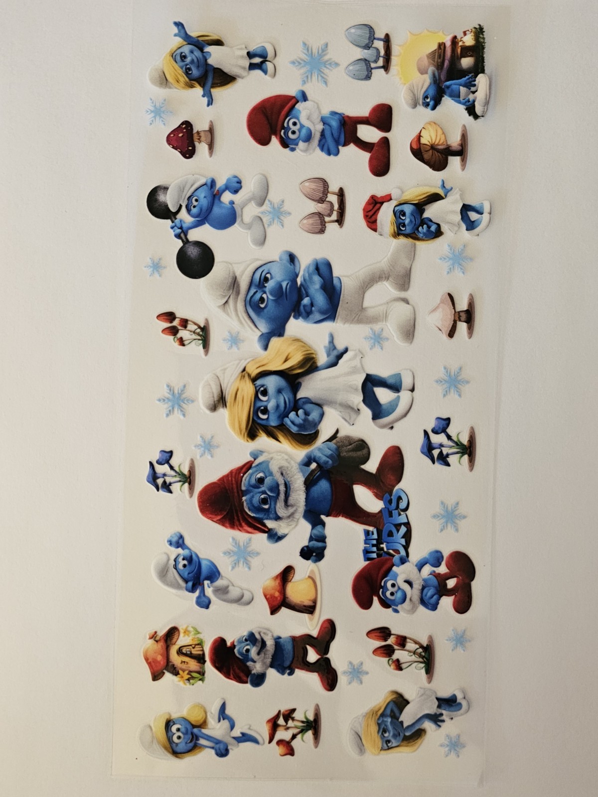 Smurfs UV DTF Transfer Sticker Wrap Tumbler UVDTF BUY 10+ GET COMBINED SHIPPING