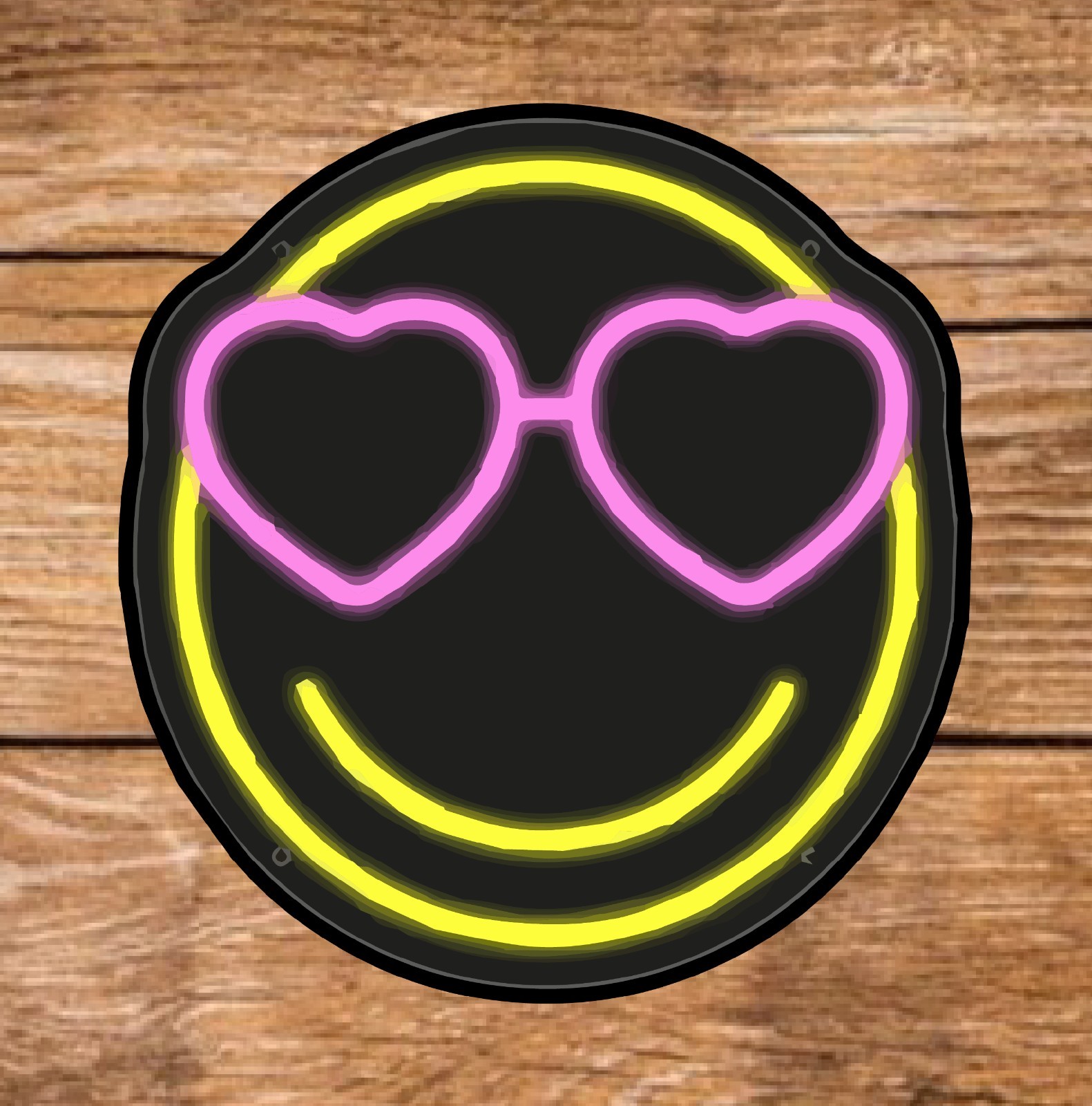 Smiley Face – 2 Pages (20 Sticker Set) 2in, Waterproof, Glossy Finish Vinyl.