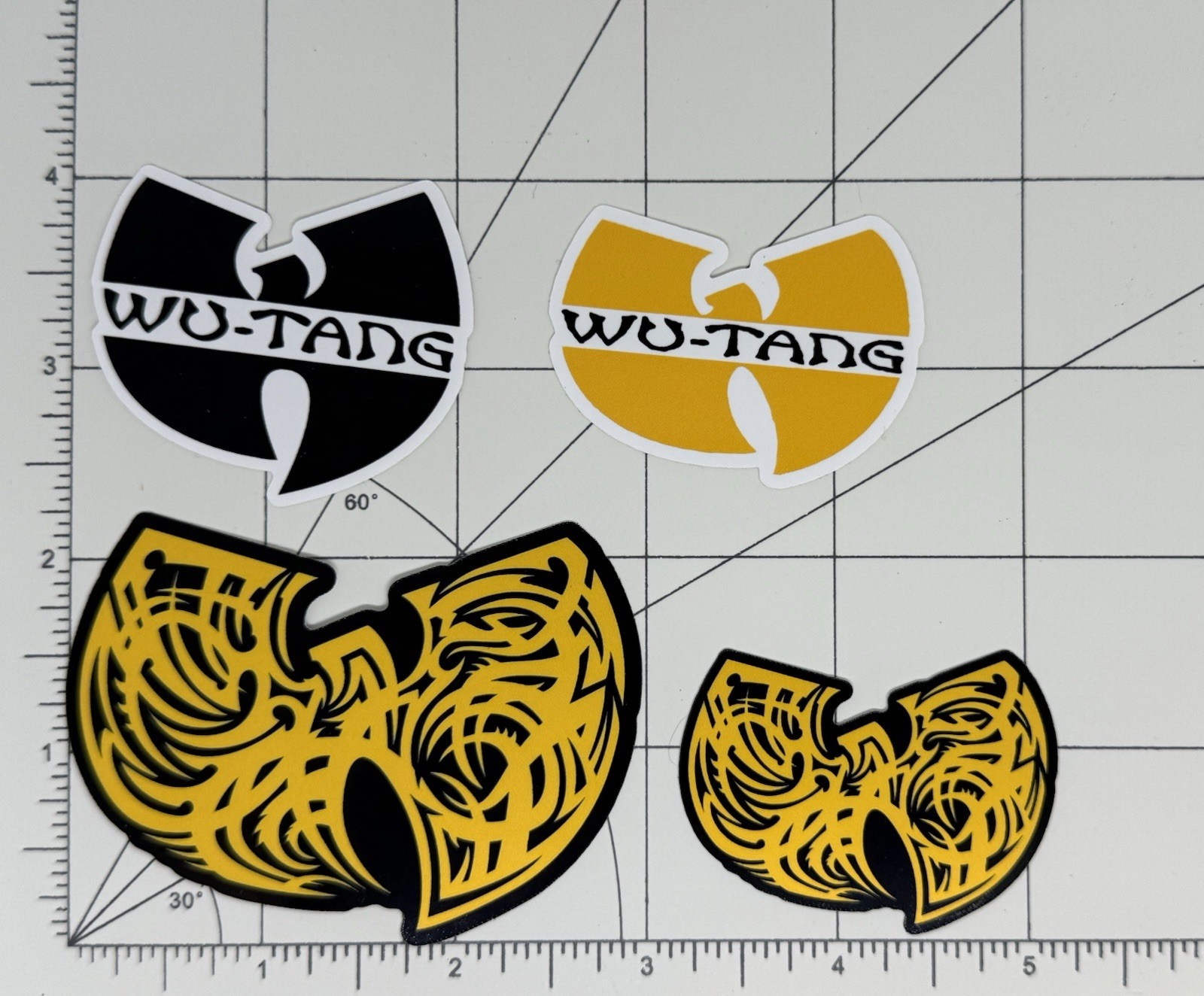 Wu Tang Clan Stickers Cool Design Logo 4 Stickers