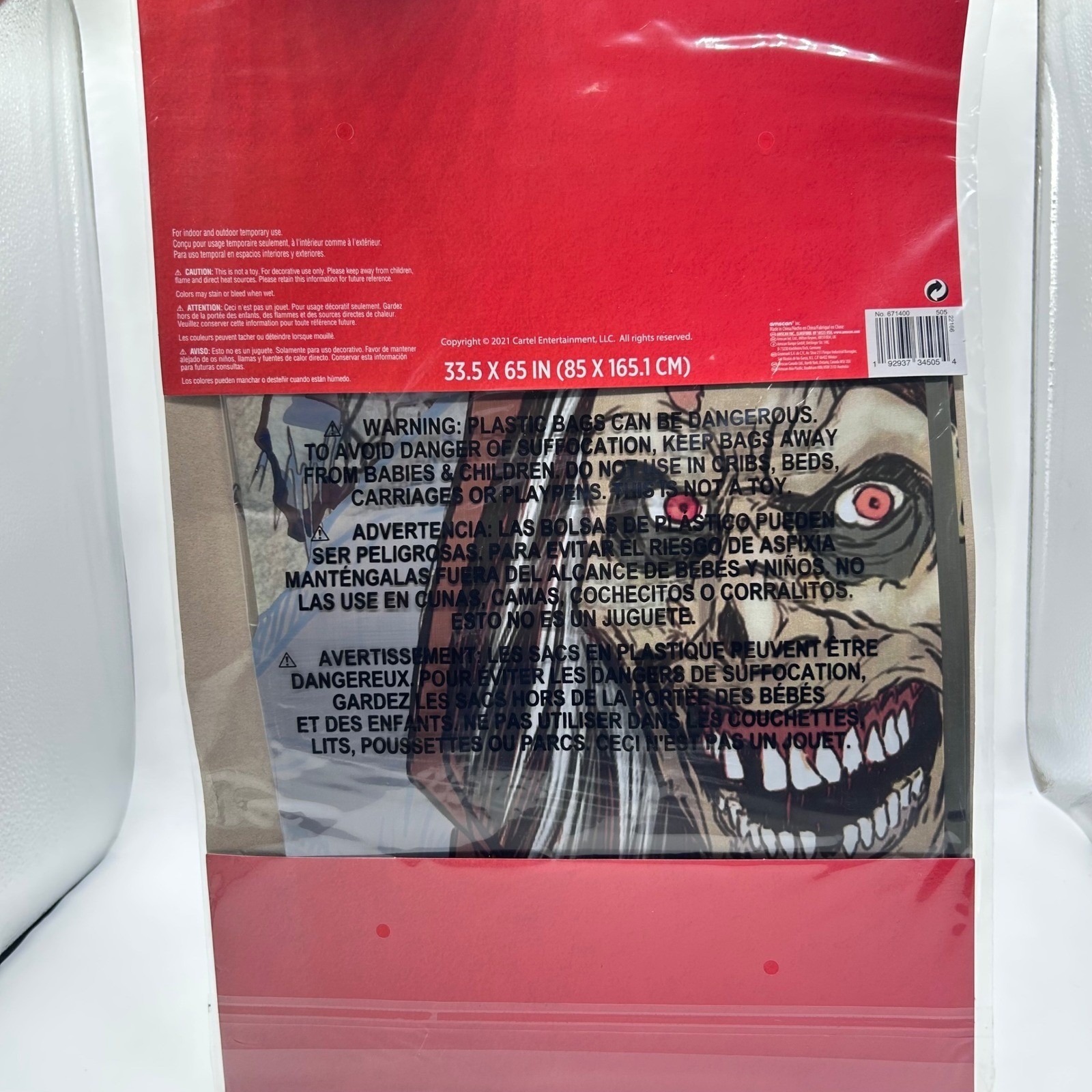 NEW Creepshow Wall Decoration Horror Movie Halloween Wall Decal Decor Mural