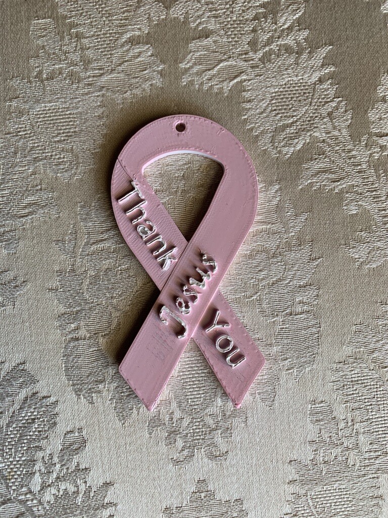 Custom Made 3D Cancer Ribbons for Survivors and Fighters multi color