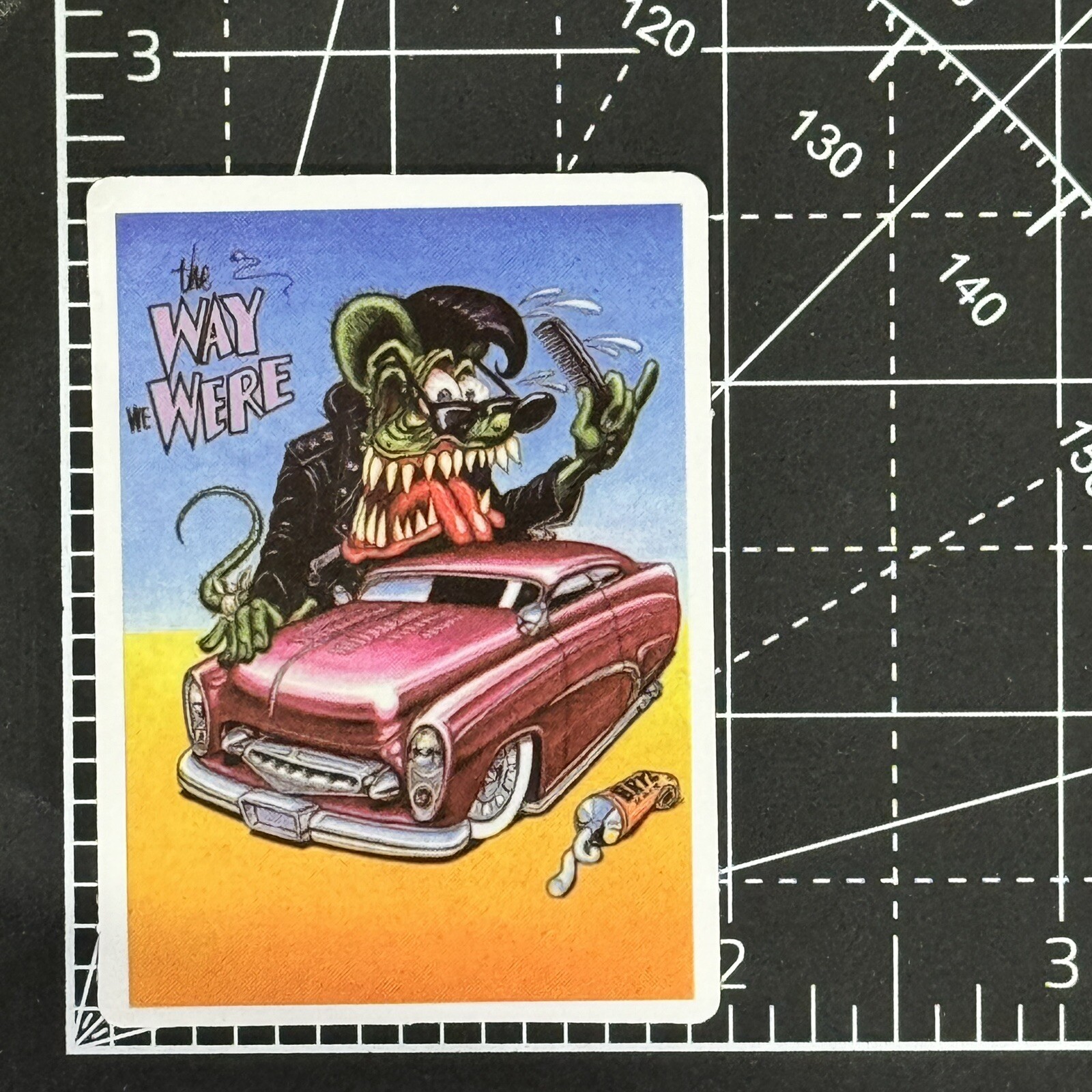 Rat Fink The Way We Were – Hot Rod Vinyl Decal Sticker Bomb 2.25 in. Surf Ride