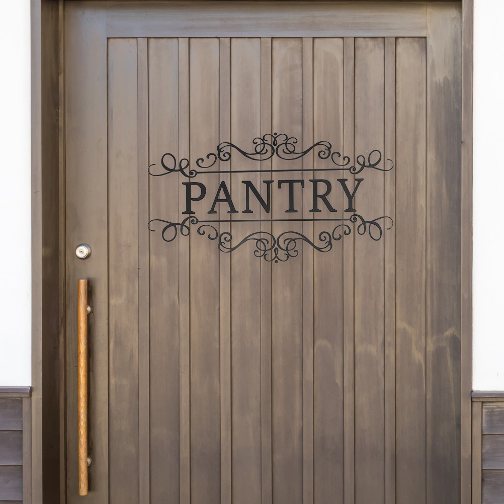 6 Pcs Multifunctional Door Sticker Sign Toilet Bathroom Decor Front