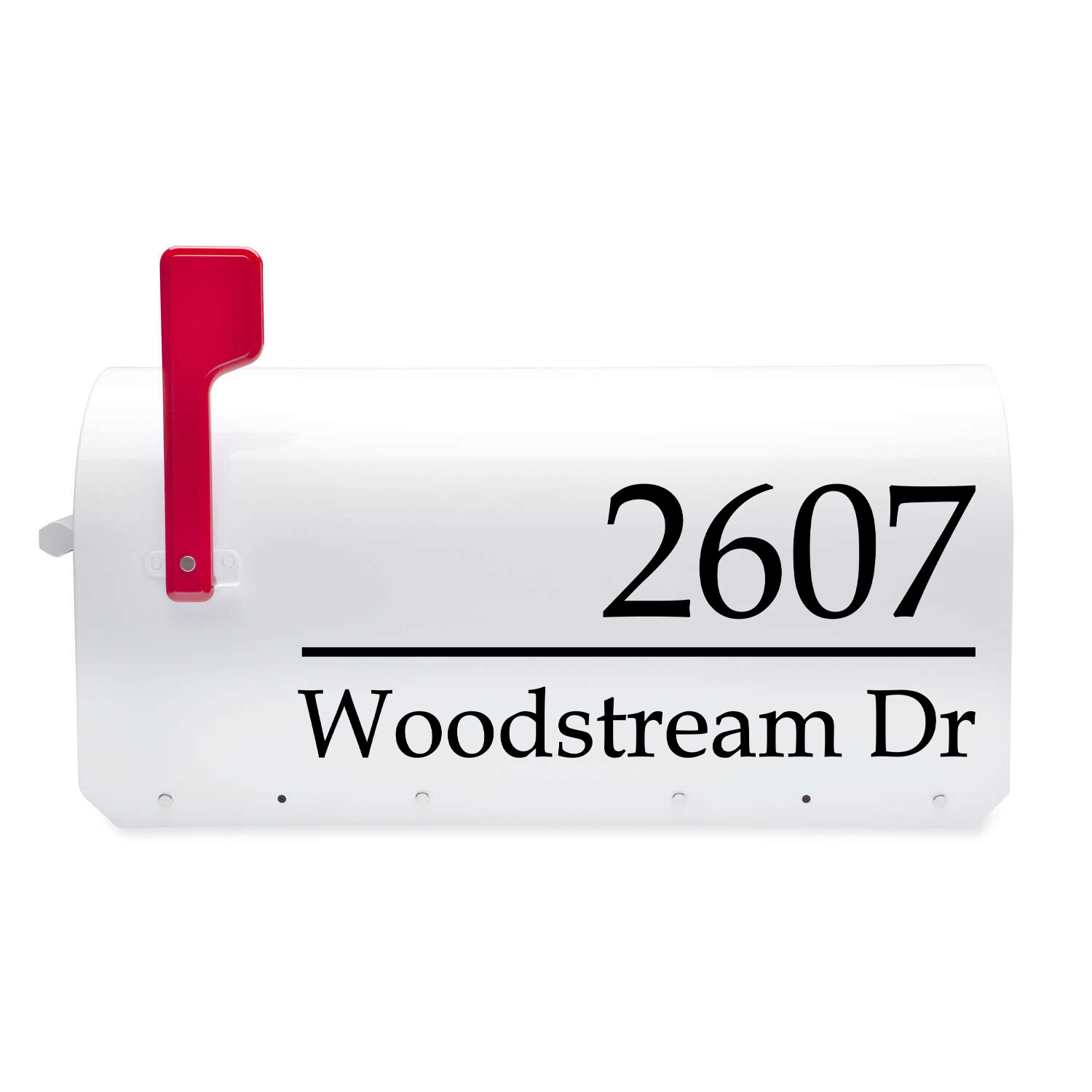3-pack Mailbox Numbers and Address Vinyl Decals – Street Home – Die Cut BOOKA