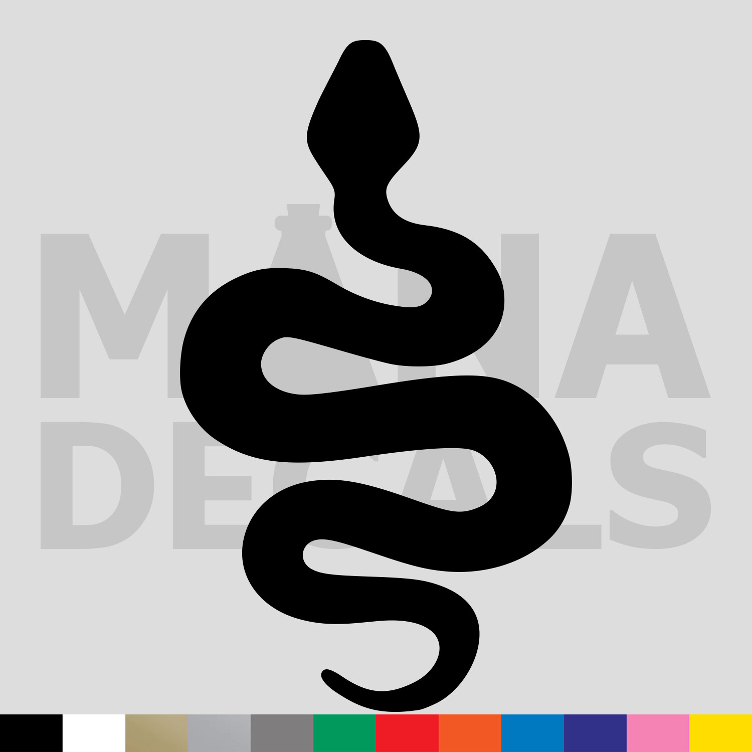 Snake Vinyl Die Cut Decal Sticker – Serpent Python Boa Copperhead Adder