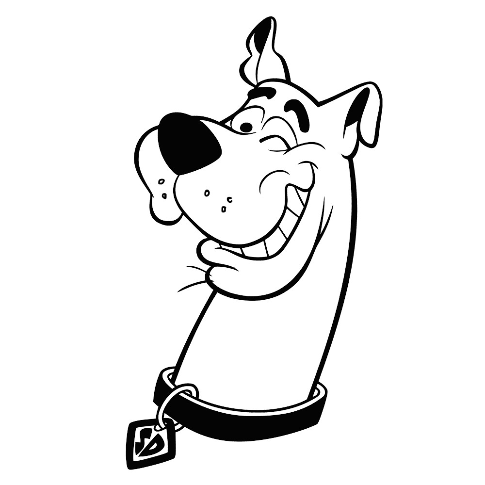 6" Scooby Doo Wink Cartoon Vinyl Decal Sticker