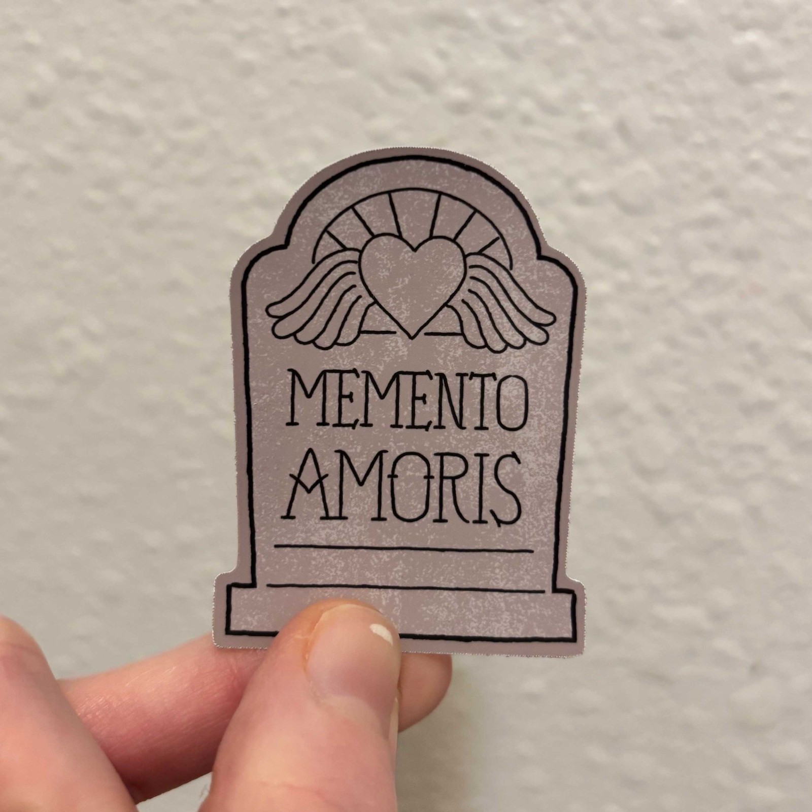 Valentine Sticker Set Tombstones | 3 Pack Valloween Glossy Vinyl Goth Halloween
