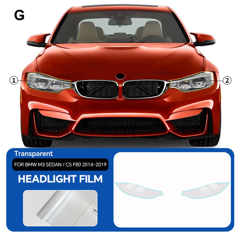 BMW M3 Sedan CS F80 2014-2019 Full Car Kit Precut Paint Protection Film PPF Bra