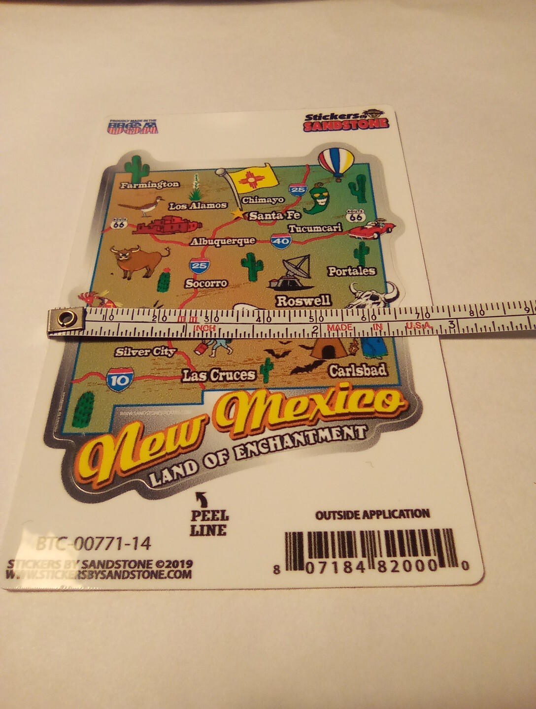 NEW MEXICO LANDMARK LOGO STICKER GREAT FOR ANY COLLECTION NEW!