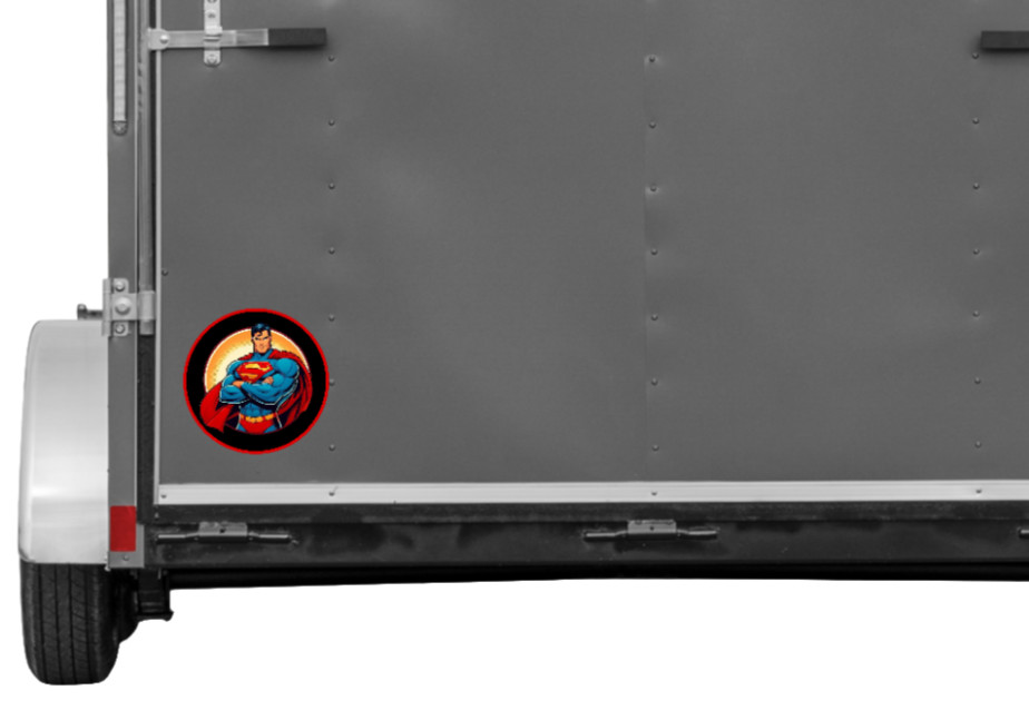 Superman (Modern) – 4" Vinyl Decal Car Cooler Laptop Truck Smoker Trailer Bar 25