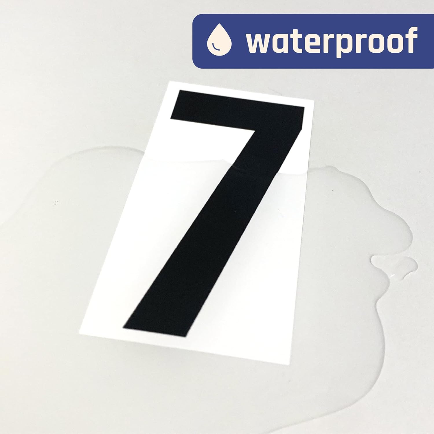 600 Pieces, 1" – Vinyl Number Stickers, Waterproof Stick On Numbers – Black Numb