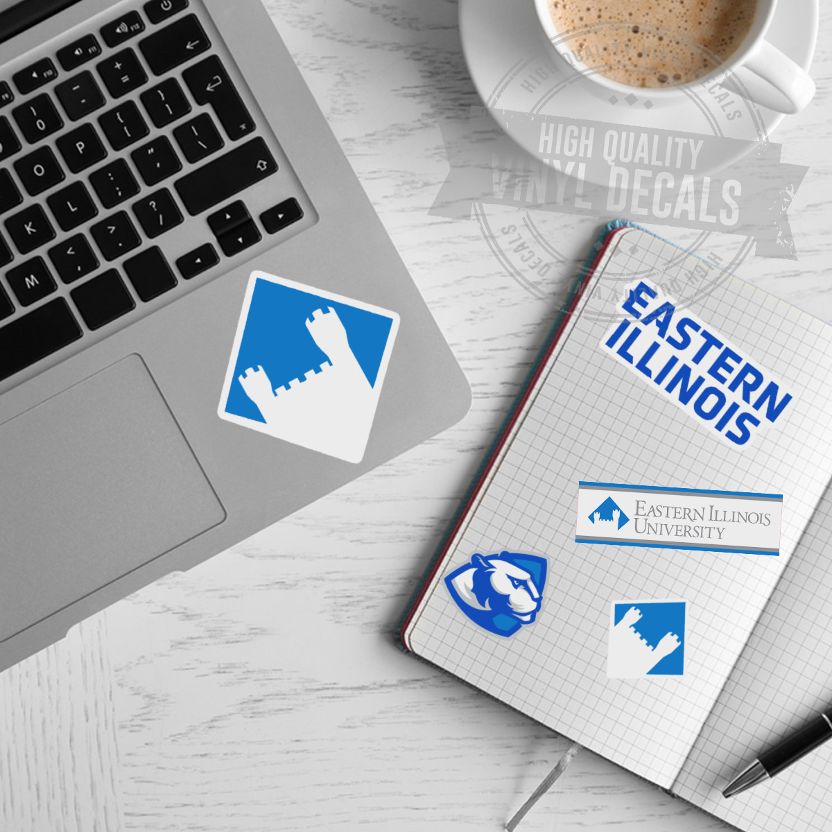 Eastern Illinois University NCAA A4 High Quality Printed Vinyl Decal Sticker Kit
