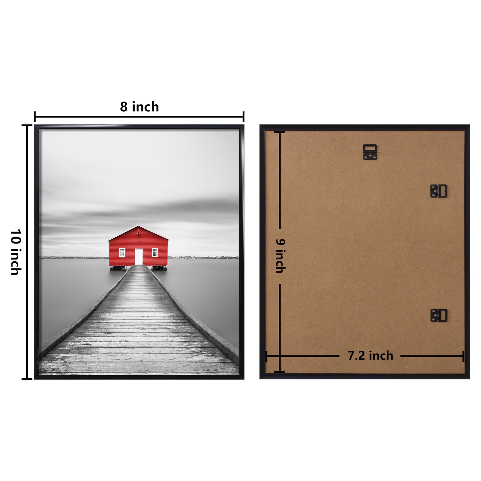 ELSKER&HOME 8×10 Picture Frame,Black Picture Frame Set of 12,Multi Pack 8×10 …