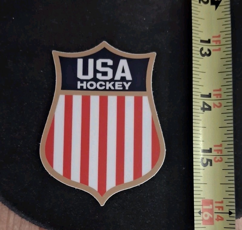 Team USA Olympic Hockey Shield Crest Vinyl Sticker Decal Helmet Car Rain Proof