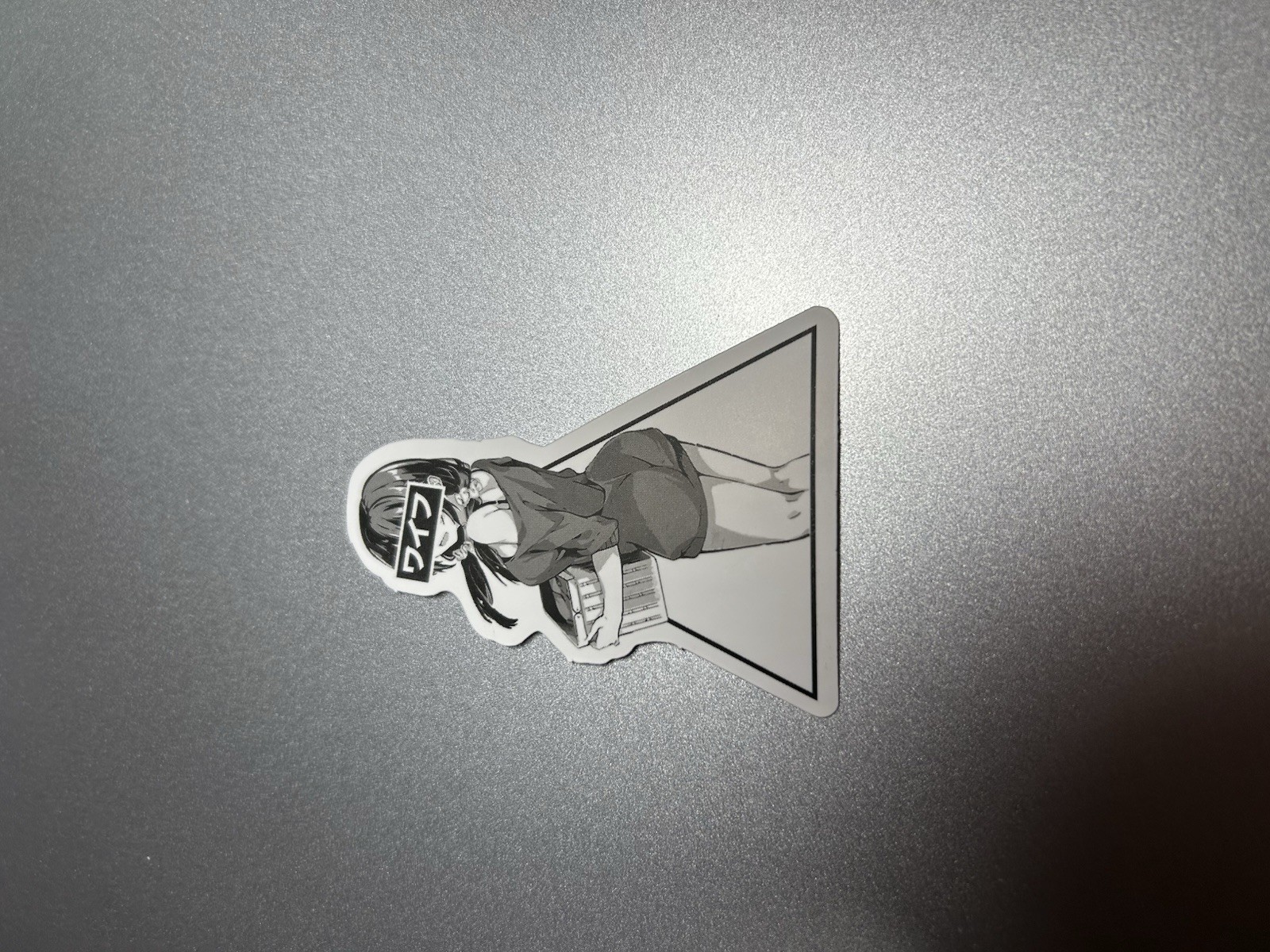 black and white waifu lewd sexy girl stickers #9