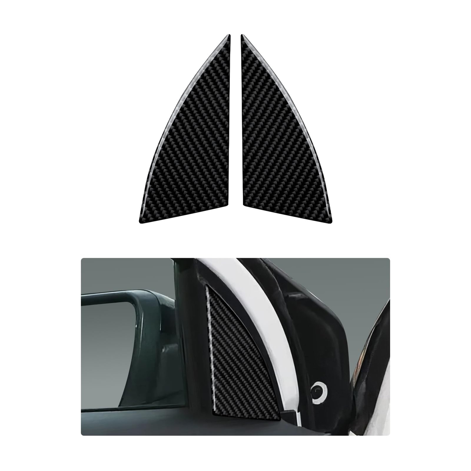 Carbon Fiber Door Decoration Sticker for Ford Explorer Sport 20102019