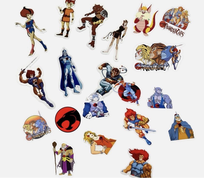 Thundercats Saturday Morning Cartoons Decal 5 Pack