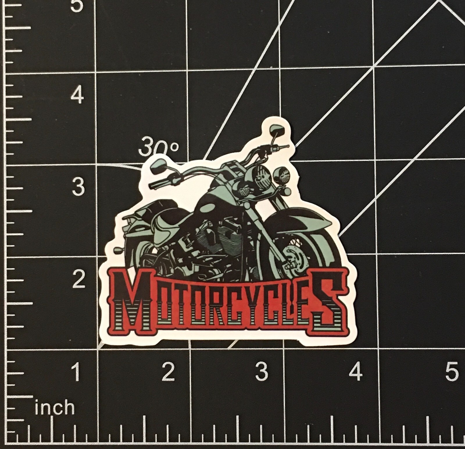 Motorcycles – Vinyl Sticker Classic Motorcycle Durable Waterproof Sunproof
