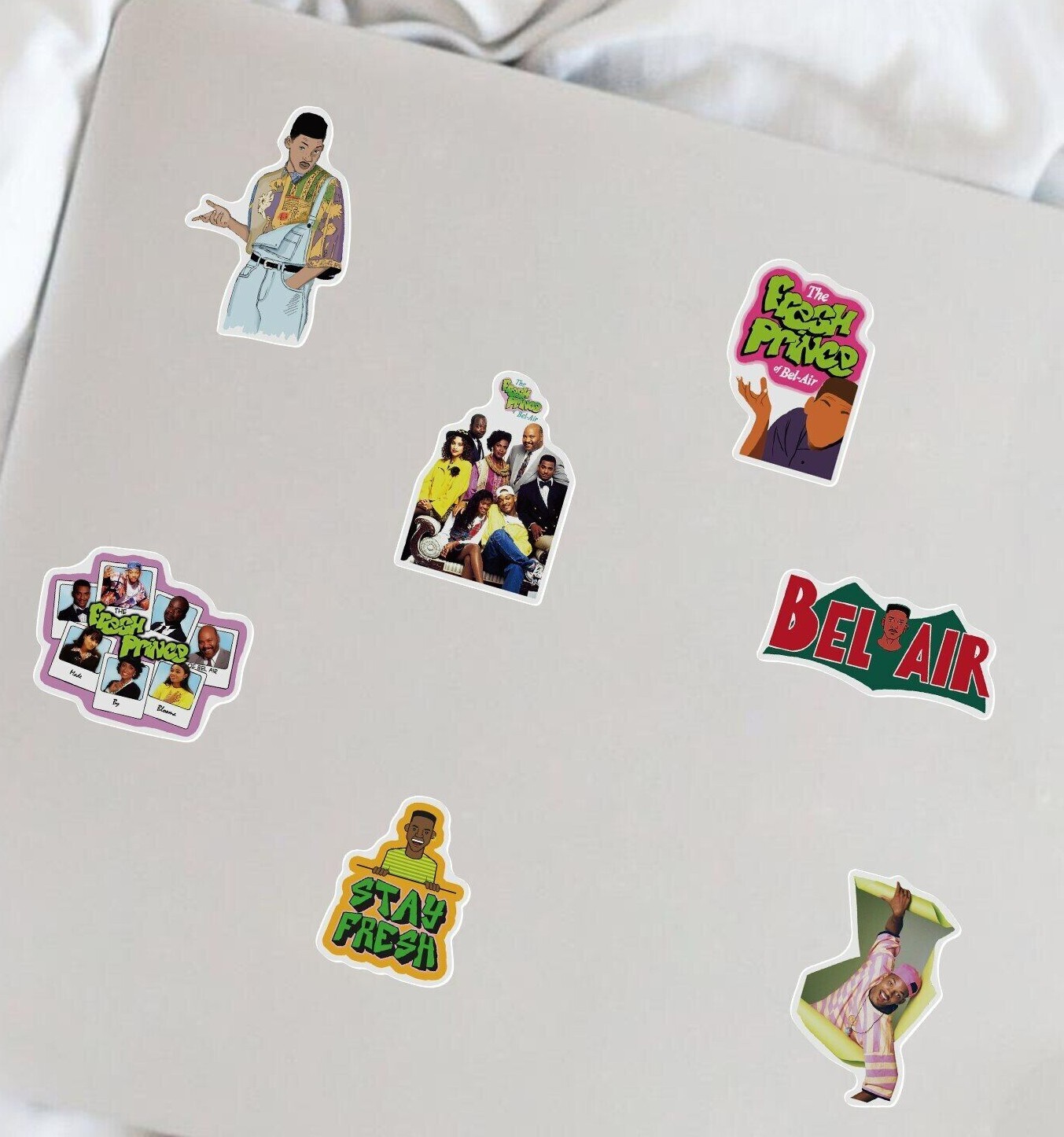 FRESH PRINCE of BEL-AIR Vinyl Sticker~Will Smith~90's TV Show~Water Bottle Decal