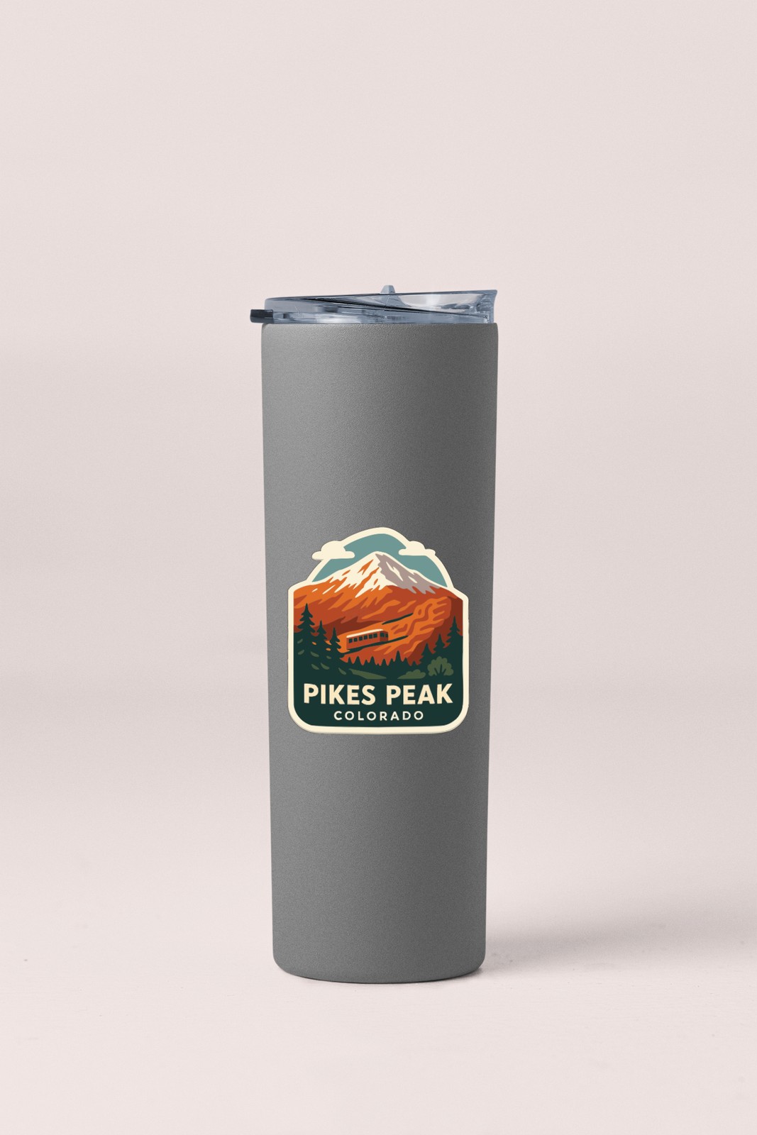 Pikes Peak Colorado Sticker Decal Vinyl Die-Cut Symbolic Landmark Design