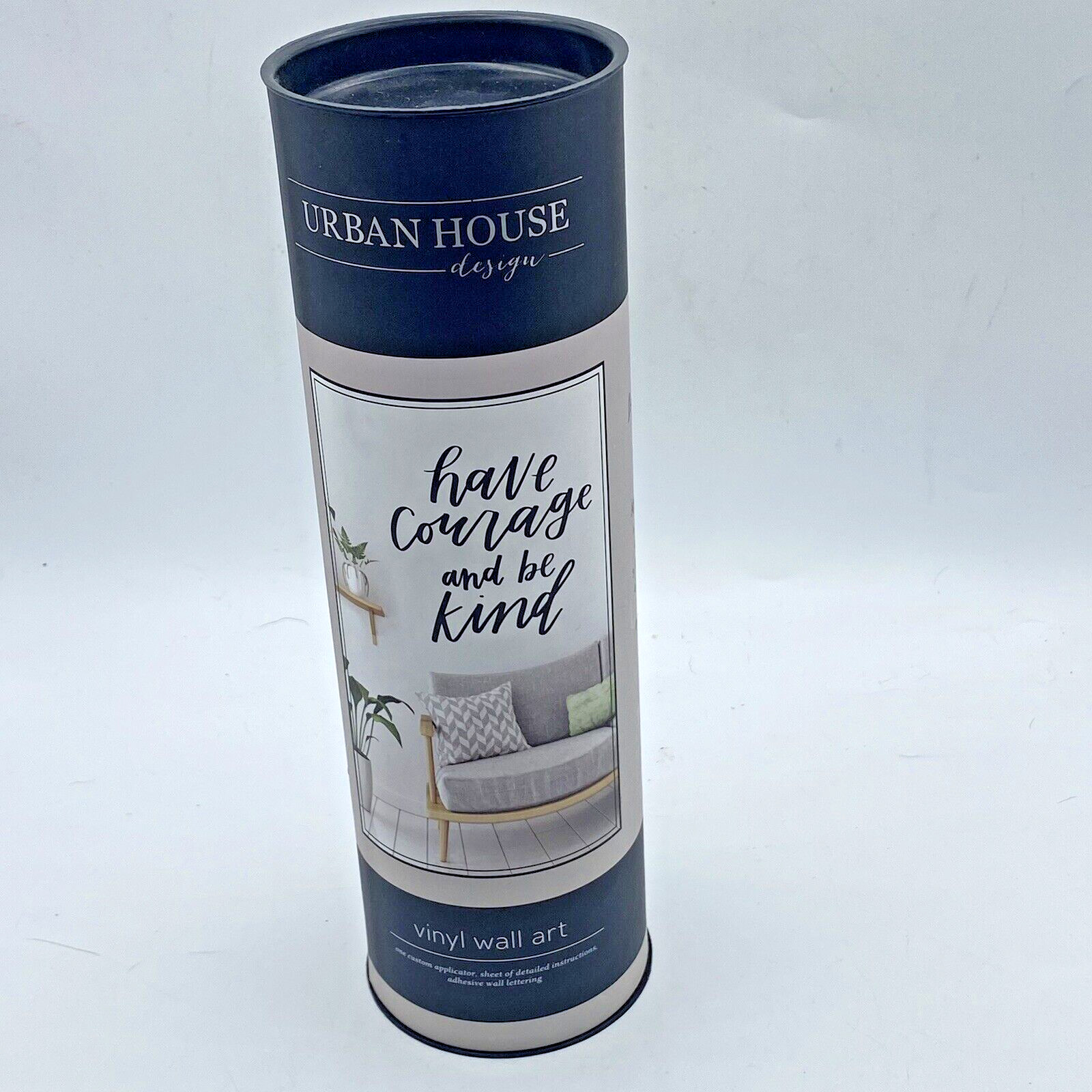 Urban House Design Wall Decor Vinyl Wall Art "Have Courage And Be Kind"