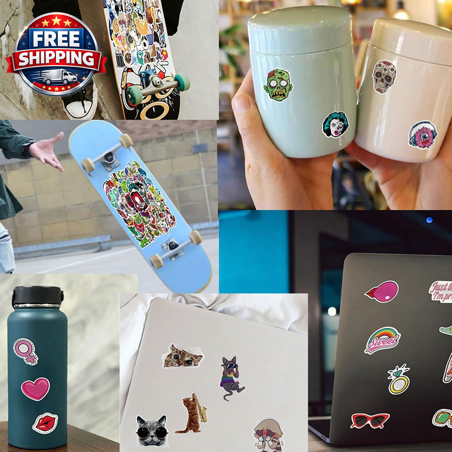 200 PCS World Cup Football Soccer Stickers Soccer Sports Stickers Vinyl Waterpro
