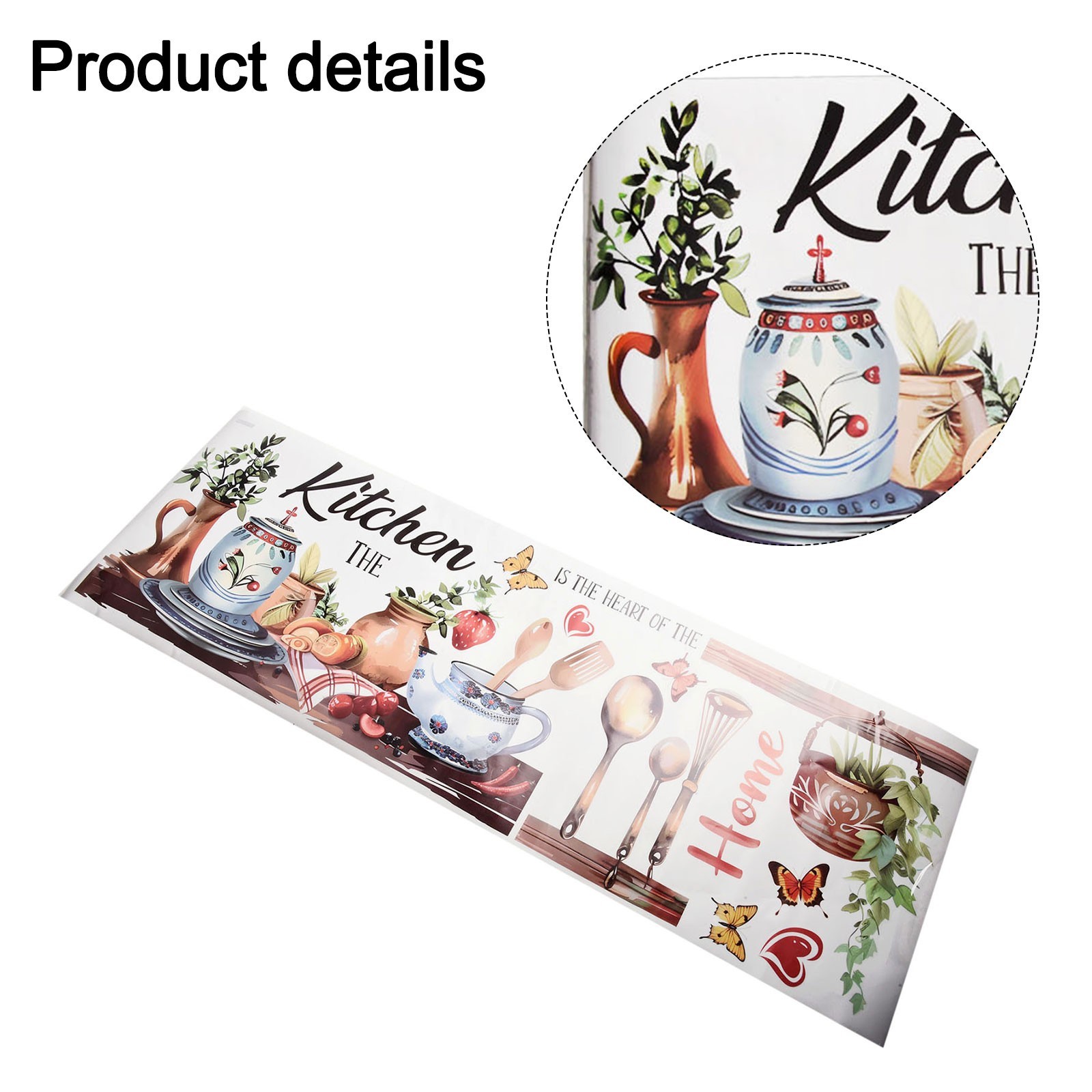 Restaurant kitchen home kitchen background wall decoration wall stickers