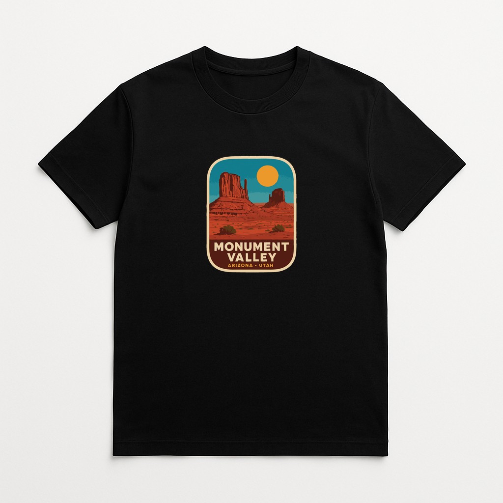 Monument Valley Arizona Utah Iron On Heat Transfer Vinyl HTV Die-Cut Symbolic