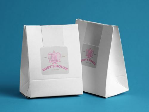 Custom Logo Stickers Personalized Vinyl Labels for Business 50 pk. | instMerch