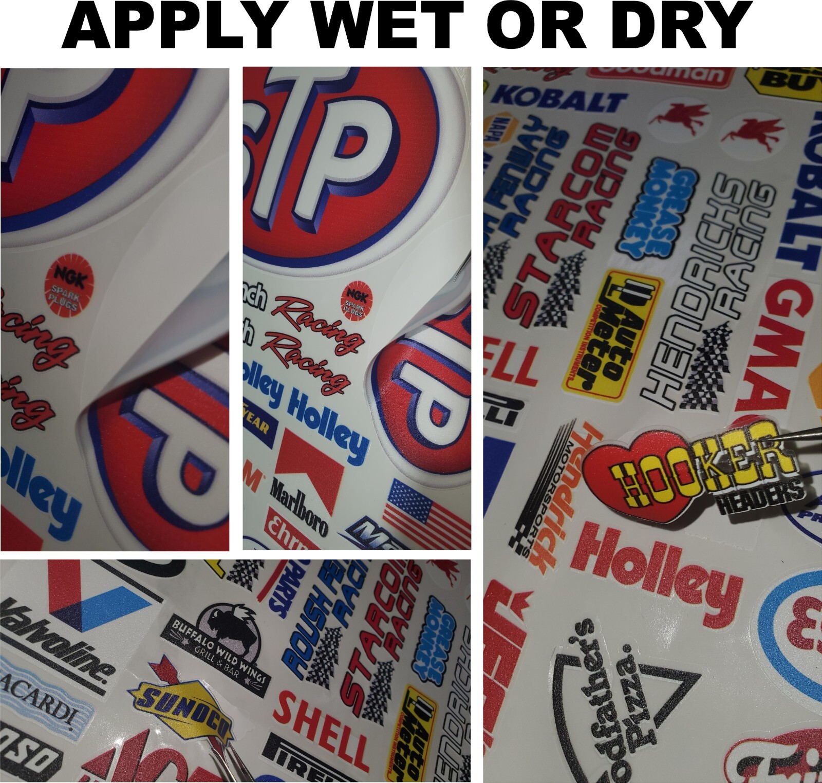 Clear Matte Vinyl Sticker Sheet 49-R/C MODEL Decal fits 1/24-1/16 Scale revellsy