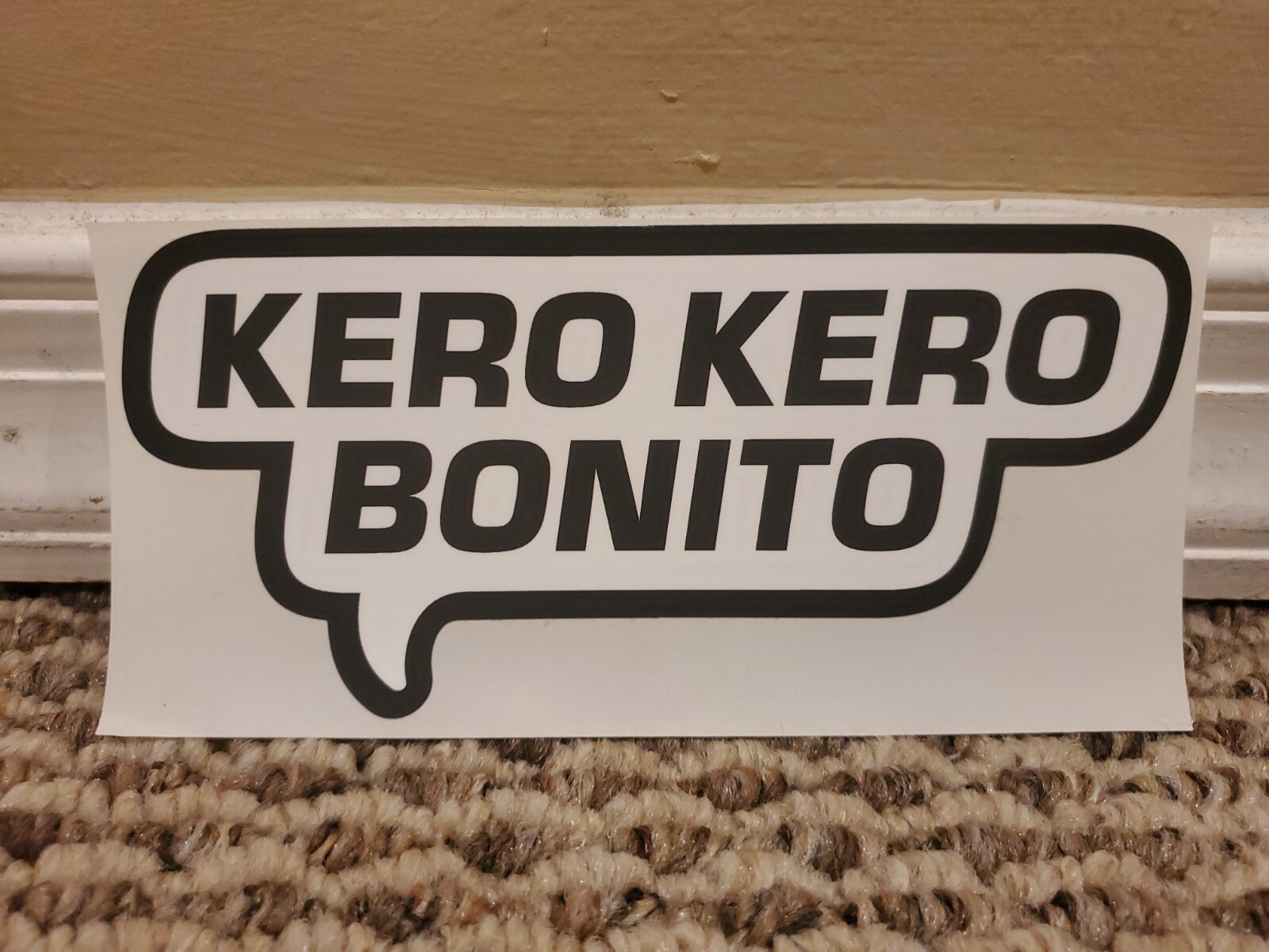 Kero Kero Bonito Black/White Speech Bubble Sticker 2" x 6" Indie Band Indie