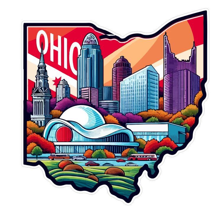 Ohio Sticker Stickers A262