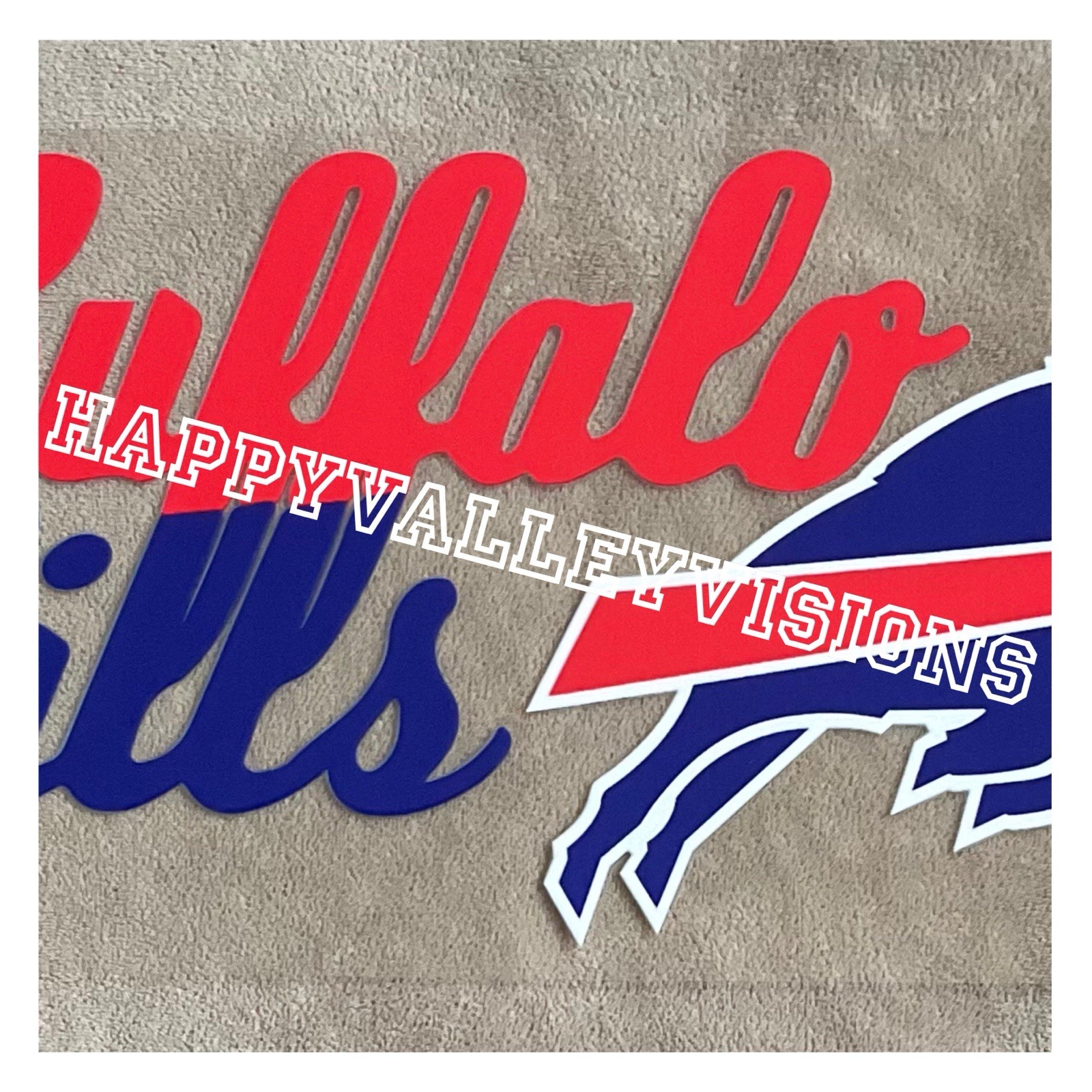 BUFFALO BILLS Football UV DTF Transfer Sticker Cup Wrap DIY Cups Glasses Bottles