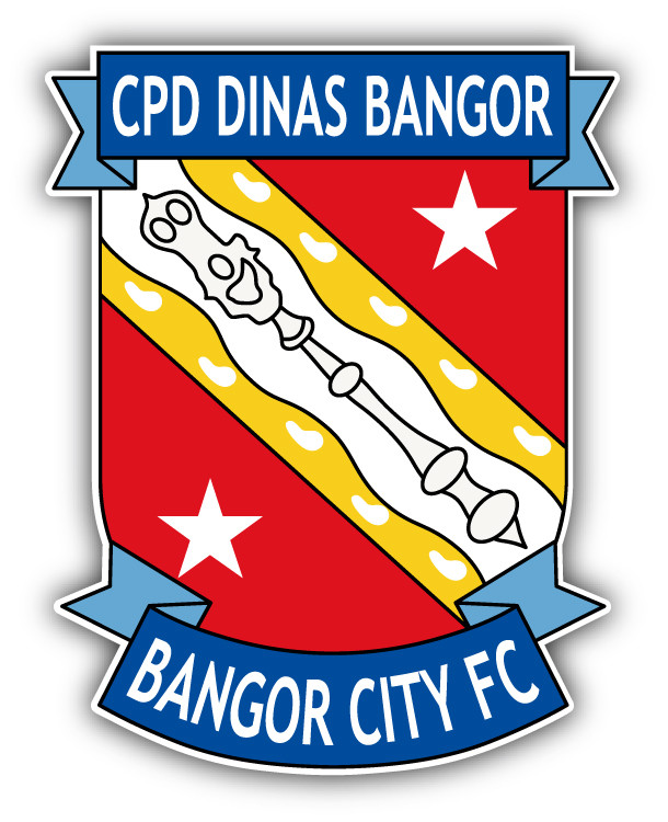 Bangor City FC Wales Soccer Football Car Bumper Sticker Decal 4" x 5"