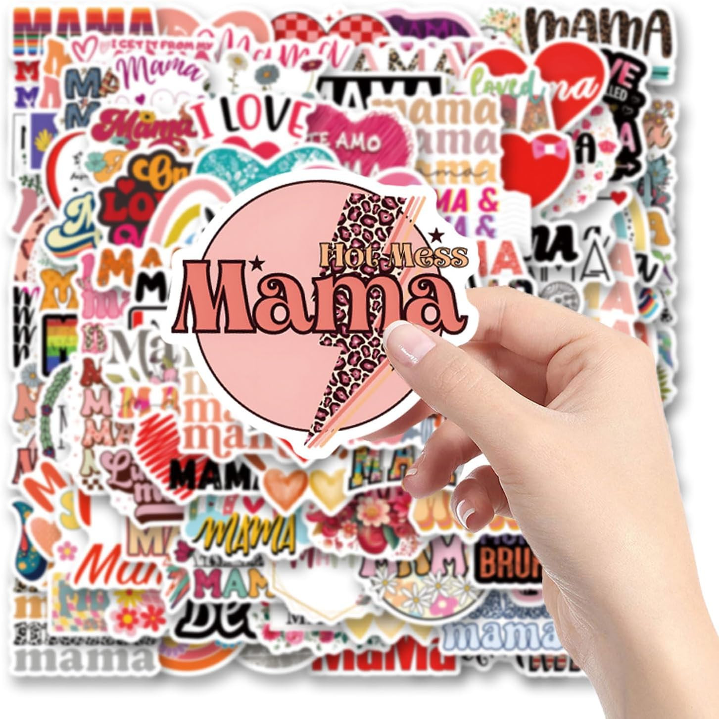 122Pcs Aesthetic Waterproof Vinyl Stickers for Bottles, Laptops, Phones, and Mor