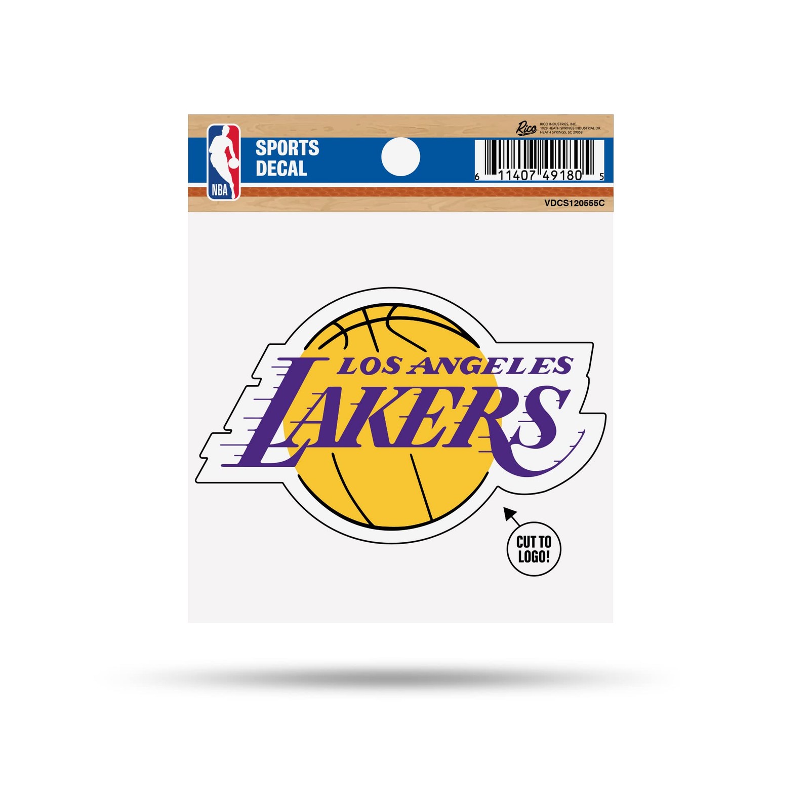 Team Logo Decal 5×7 Inches Durable Vinyl Wall Art for Sports Fans