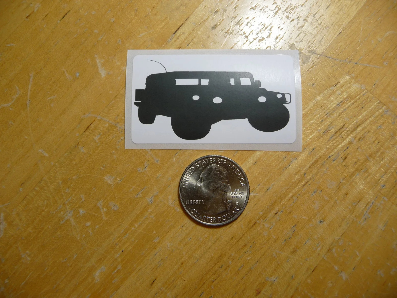 HUMVEE HUMMER STICKER DECAL 1 – 50 BULK PACK FUNNY MILITARY VEHICLE